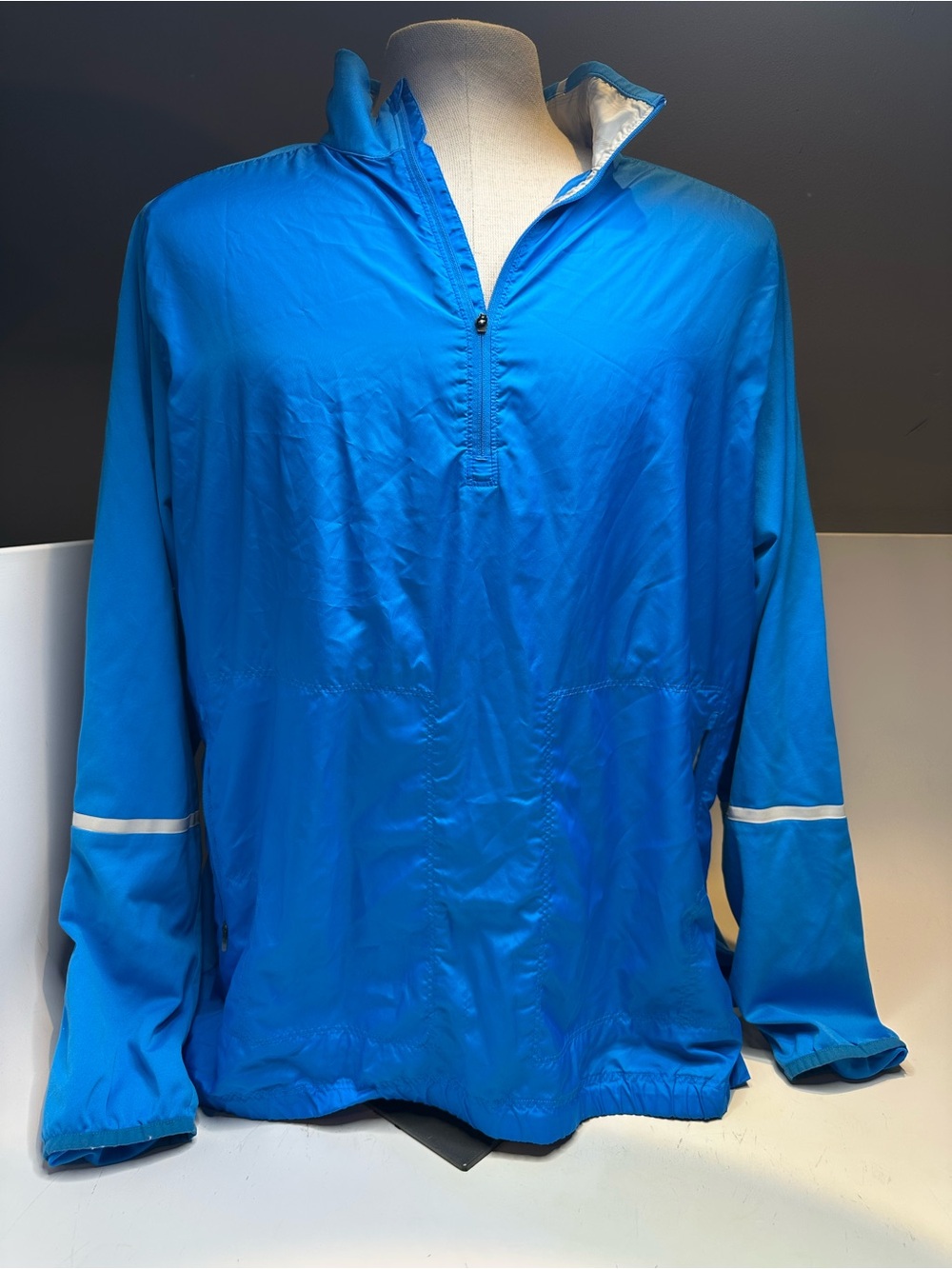 Nike Men's Bright Blue Half-Zip Windbreaker